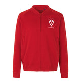 Sweatjacke mit Reißverschluss (Unisex) - my place to be Radiology (kleines Logo)