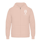 Hoody mit Reißverschluss (Unisex)  - my place to be Radiology (kleines Logo)