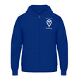 Hoody mit Reißverschluss (Unisex)  - my place to be Radiology (kleines Logo) - Alles Einstellungssache 
