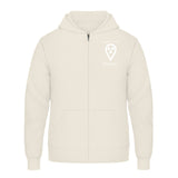 Hoody mit Reißverschluss (Unisex)  - my place to be Radiology (kleines Logo)