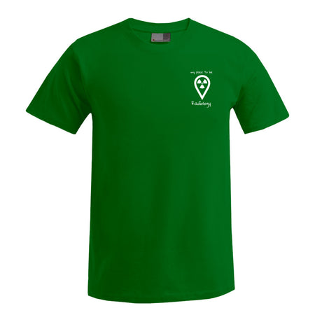 T-Shirt (Herren) - my place to be Radiology (kleines Logo) - Alles Einstellungssache 