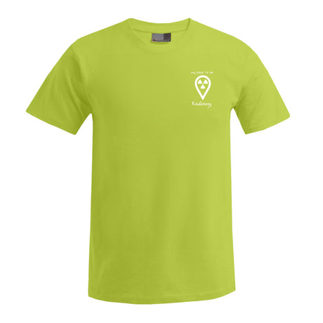 T-Shirt (Herren) - my place to be Radiology (kleines Logo) - Alles Einstellungssache 