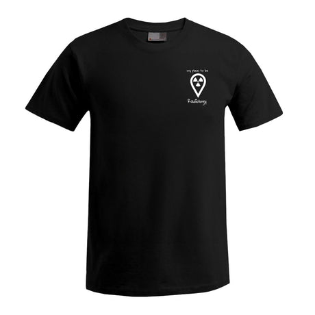 T-Shirt (Herren) - my place to be Radiology (kleines Logo) - Alles Einstellungssache 