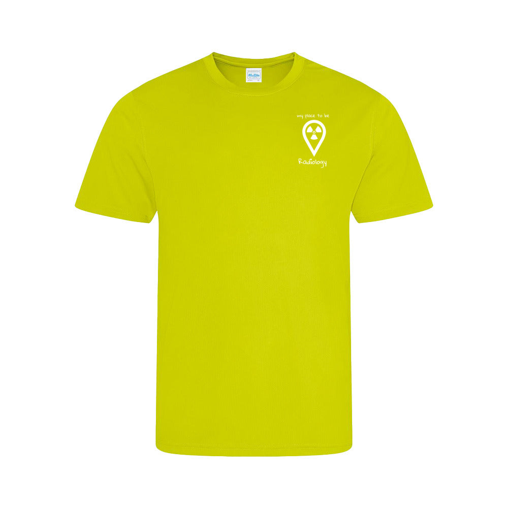 Funktionsshirt Cool T-Shirt Sport (Herren) - my place to be Radiology (kleines Logo)