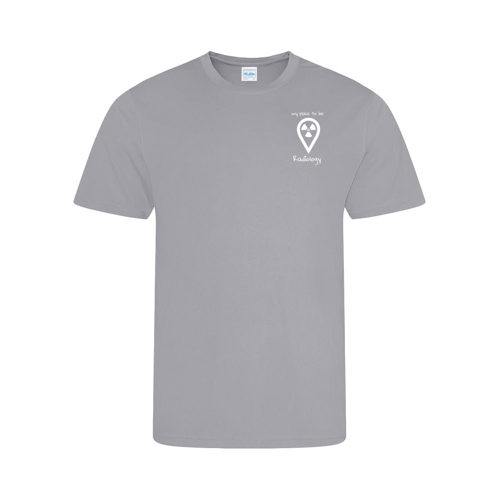 Funktionsshirt Cool T-Shirt Sport (Herren) - my place to be Radiology (kleines Logo)
