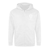 Hoddy Sweatjacke mit Reißverschluss (Unisex) - my place to be Radiology