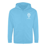 Hoddy Sweatjacke mit Reißverschluss (Unisex) - my place to be Radiology