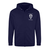 Hoddy Sweatjacke mit Reißverschluss (Unisex) - my place to be Radiology