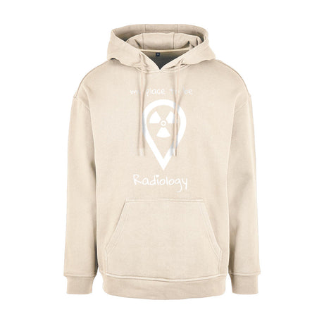 Basic Oversize Hoodie (Herren) - my place to be Radiology - Alles Einstellungssache 