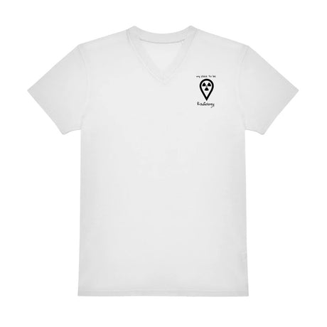 V-Auschnitt T-Shirt (Herren) - my place to be Radiology (kleines Logo) - Alles Einstellungssache 