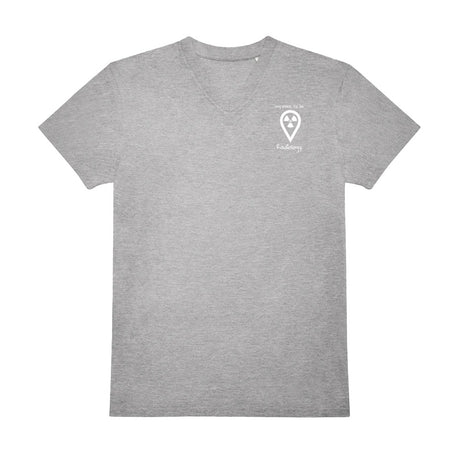 V-Auschnitt T-Shirt (Herren) - my place to be Radiology (kleines Logo) - Alles Einstellungssache 
