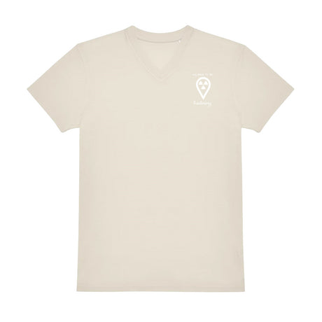 V-Auschnitt T-Shirt (Herren) - my place to be Radiology (kleines Logo) - Alles Einstellungssache 