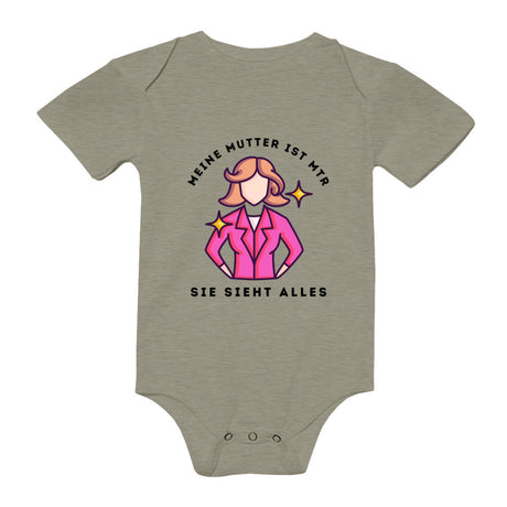 Kurzarm Body  - Meine Mutter ist MTR - Alles Einstellungssache 