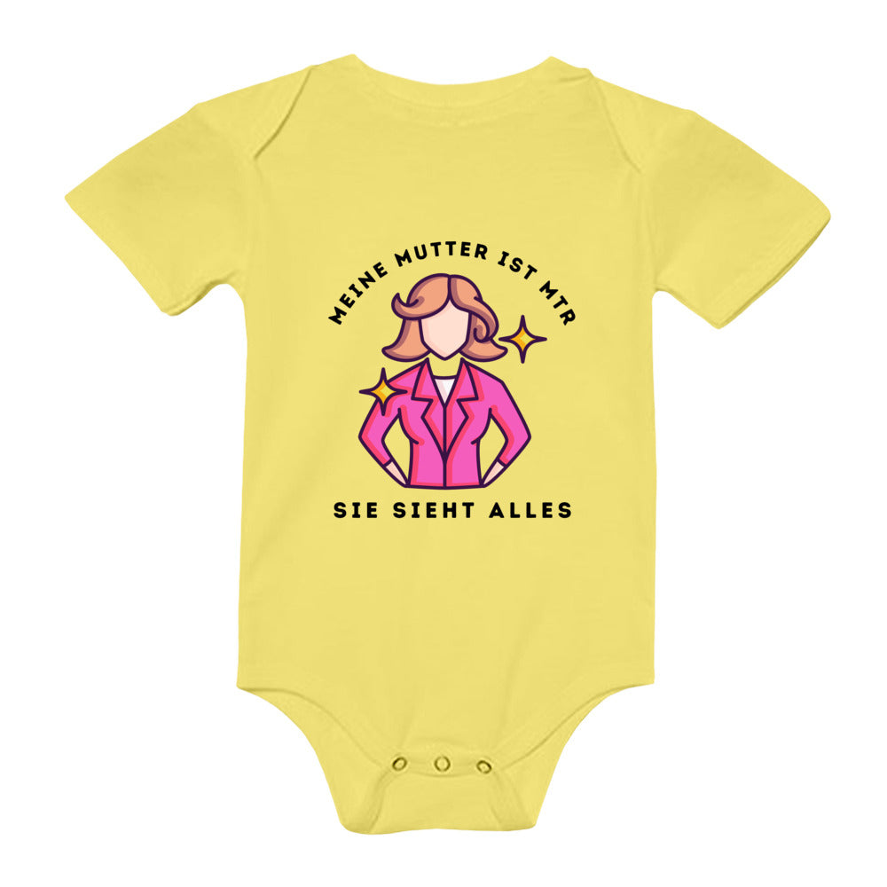 Kurzarm Body  - Meine Mutter ist MTR - Alles Einstellungssache 