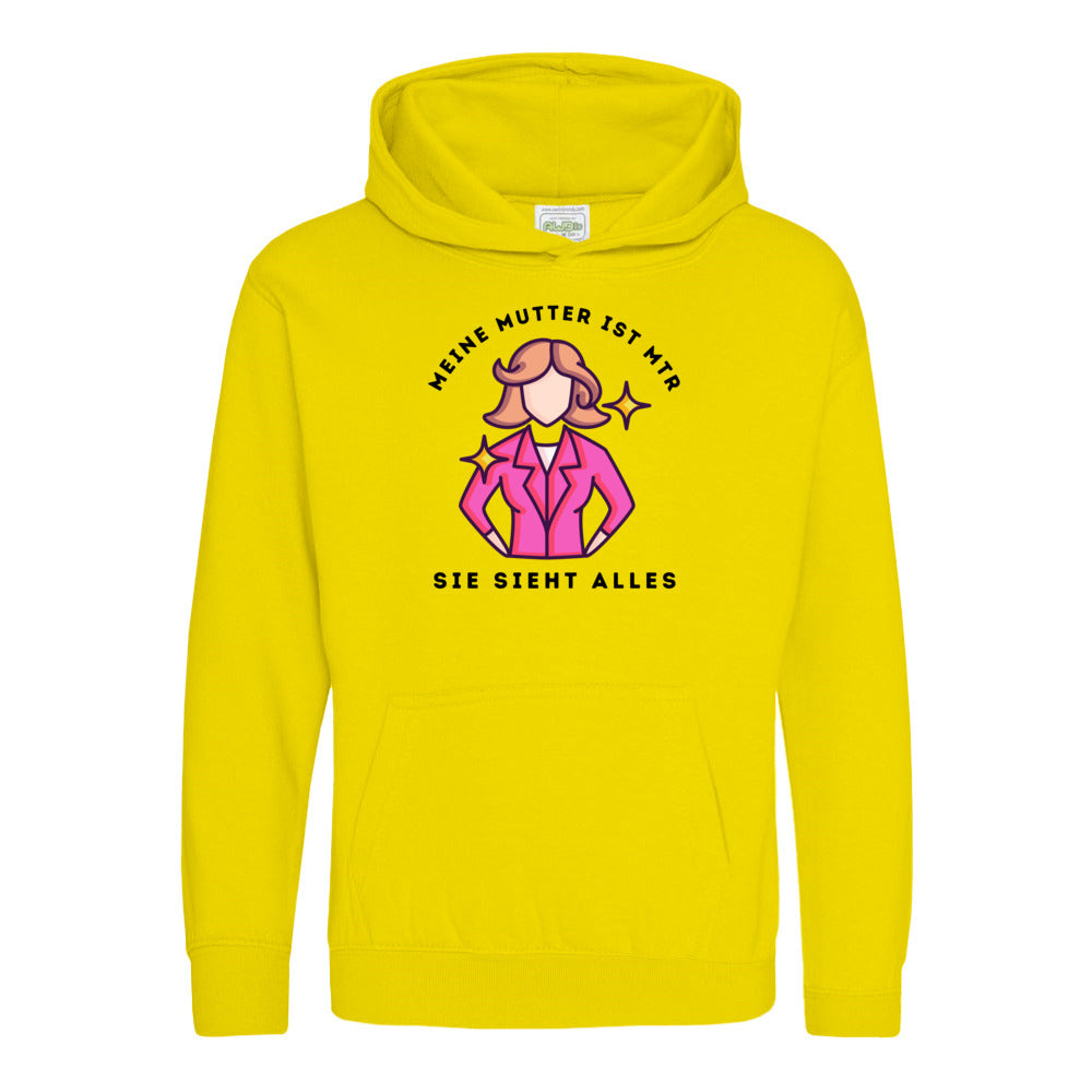 Kinder Hoodie - meine Mutter ist MTR - Alles Einstellungssache 