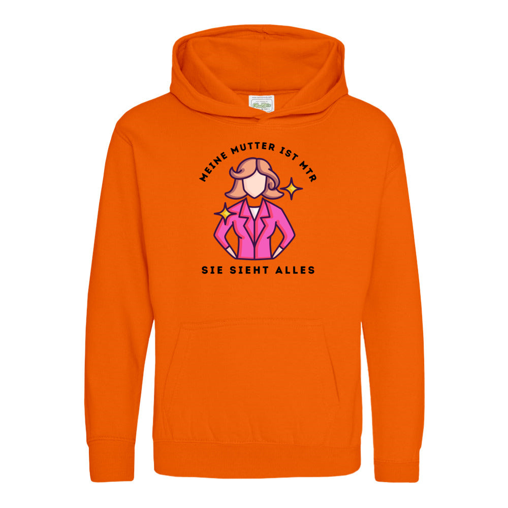 Kinder Hoodie - meine Mutter ist MTR - Alles Einstellungssache 