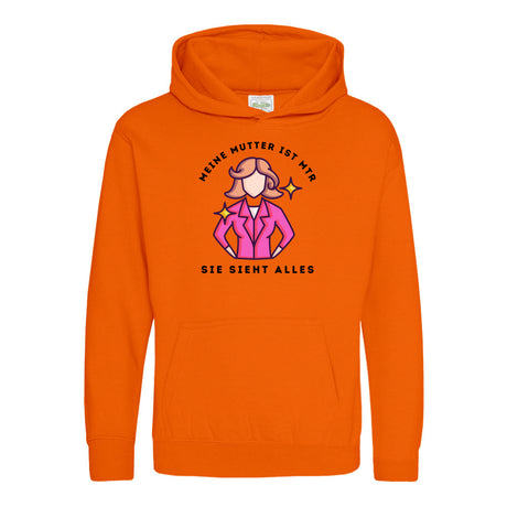 Kinder Hoodie - meine Mutter ist MTR - Alles Einstellungssache 