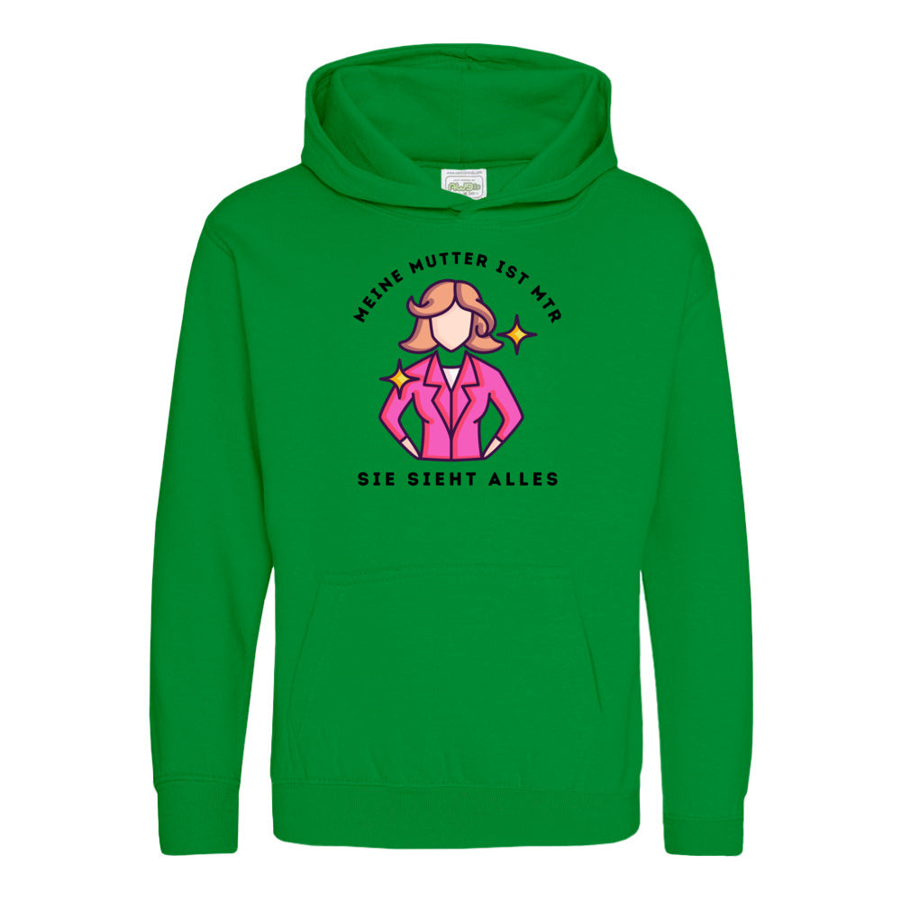 Kinder Hoodie - meine Mutter ist MTR - Alles Einstellungssache 