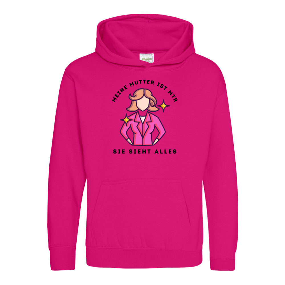 Kinder Hoodie - meine Mutter ist MTR - Alles Einstellungssache 