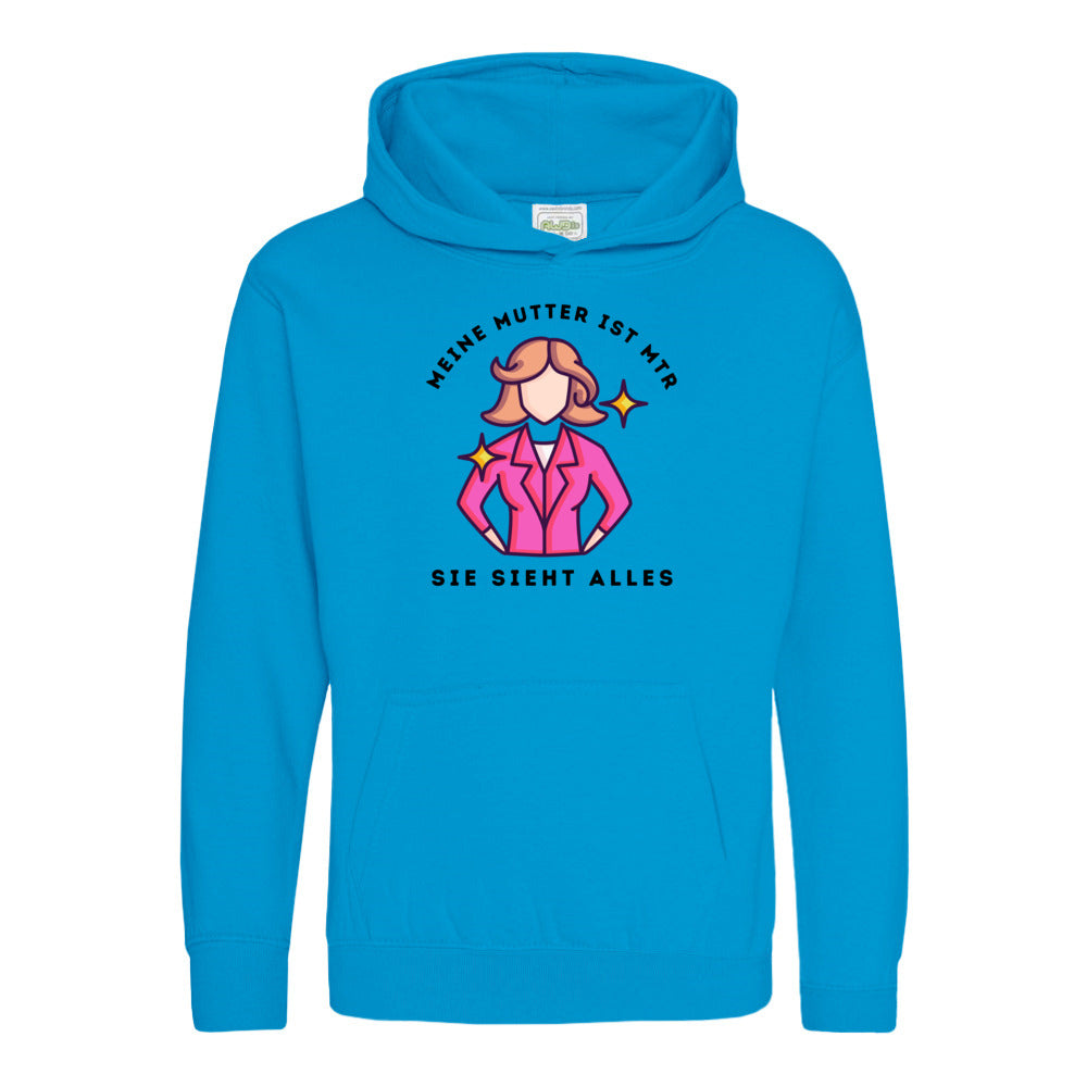 Kinder Hoodie - meine Mutter ist MTR - Alles Einstellungssache 