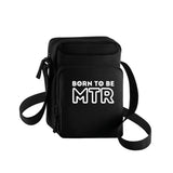 Cross Body Bag, Handtasche, Tablet-/Handytasch BORN TO BE MTR klein weiß großes Logo