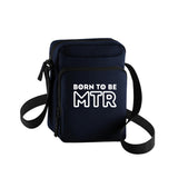 Cross Body Bag, Handtasche, Tablet-/Handytasch BORN TO BE MTR klein weiß großes Logo