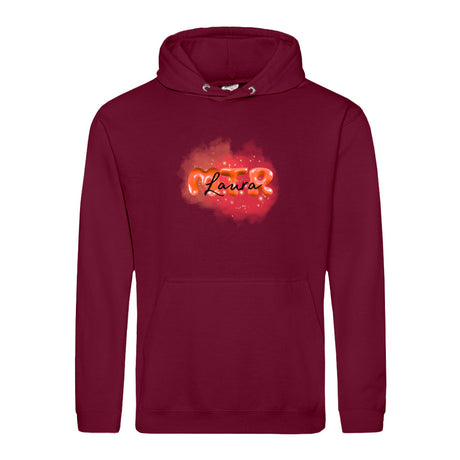ROT MTR Laura oder dein Name -LOGO groß- Hoody (Unisex) - Alles Einstellungssache 
