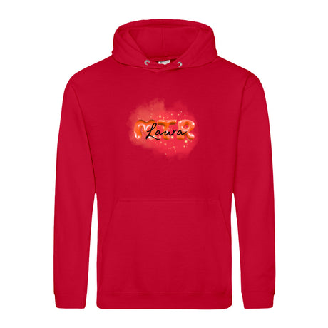 ROT MTR Laura oder dein Name -LOGO groß- Hoody (Unisex) - Alles Einstellungssache 
