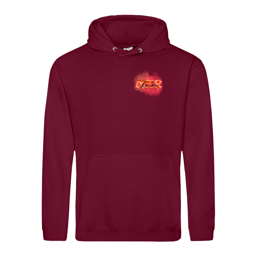 ROT MTR Laura oder dein Name -LOGO kleines- Hoody (Unisex) - Alles Einstellungssache 