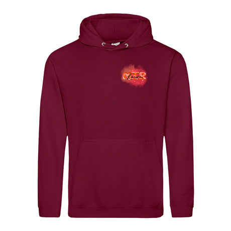 ROT MTR Laura oder dein Name -LOGO kleines- Hoody (Unisex) - Alles Einstellungssache 