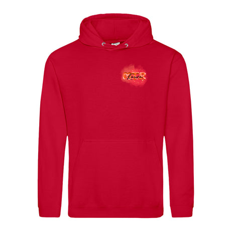 ROT MTR Laura oder dein Name -LOGO kleines- Hoody (Unisex) - Alles Einstellungssache 