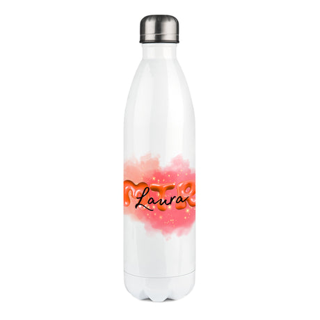 ROT MTR Laura oder dein Name - EDELSTAHL-THERMOSFLASCHE 750 ml - Alles Einstellungssache 