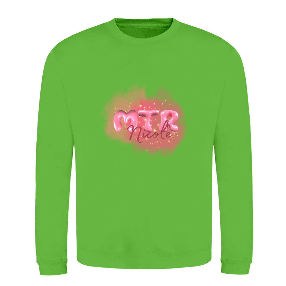 Pink MTR Nicole oder dein Name -LOGO groß- Klassiker Sweatshirts (Unisex) - Alles Einstellungssache 