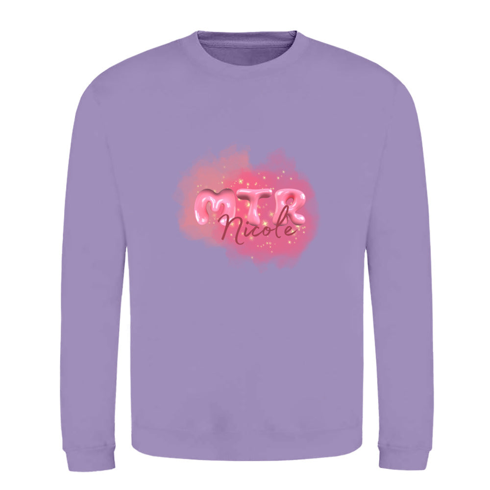 Pink MTR Nicole oder dein Name -LOGO groß- Klassiker Sweatshirts (Unisex) - Alles Einstellungssache 