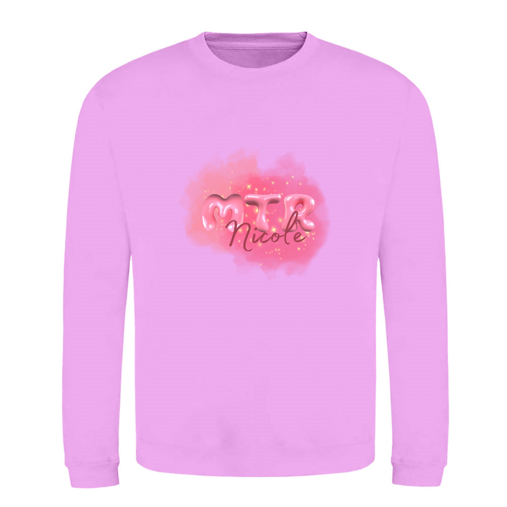 Pink MTR Nicole oder dein Name -LOGO groß- Klassiker Sweatshirts (Unisex) - Alles Einstellungssache 