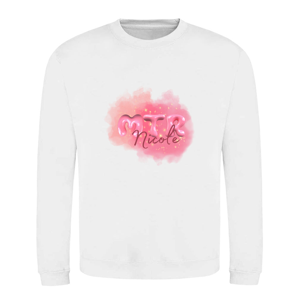 Pink MTR Nicole oder dein Name -LOGO groß- Klassiker Sweatshirts (Unisex) - Alles Einstellungssache 
