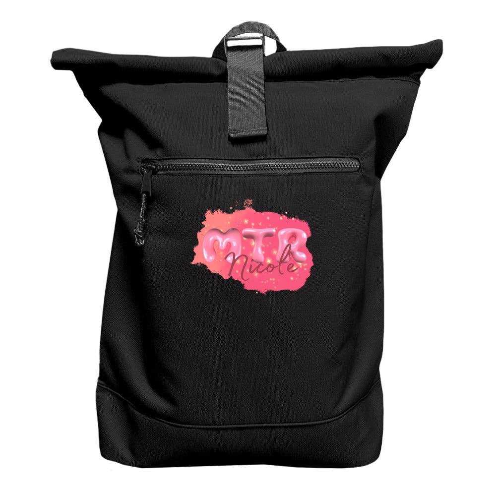 Pink MTR Nicole oder dein Name - großer Rucksack - Alles Einstellungssache 