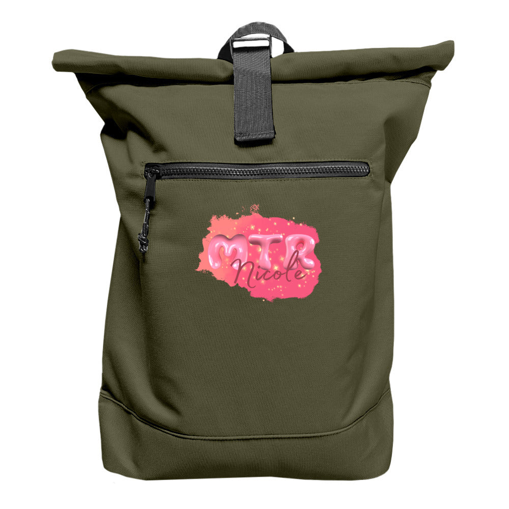 Pink MTR Nicole oder dein Name - großer Rucksack - Alles Einstellungssache 