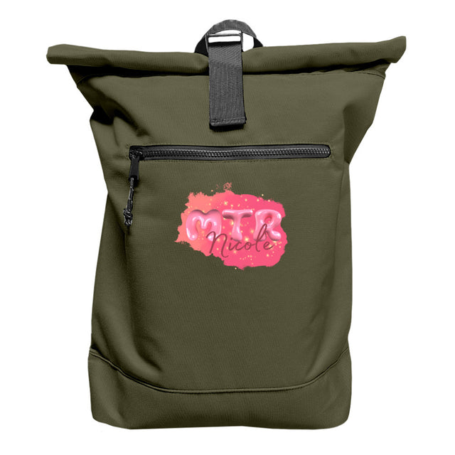 Pink MTR Nicole oder dein Name - großer Rucksack - Alles Einstellungssache 