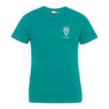 T-Shirt (Damen) - my place to be Radiology (kleines Logo)