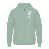 Hoody mit Reißverschluss  - my place to be Radiology (kleines Logo) Unisex