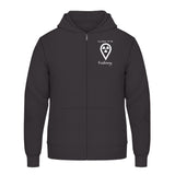 Hoody mit Reißverschluss  - my place to be Radiology (kleines Logo) Unisex