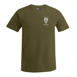 T-Shirt (Herren) - my place to be Radiology (kleines Logo)