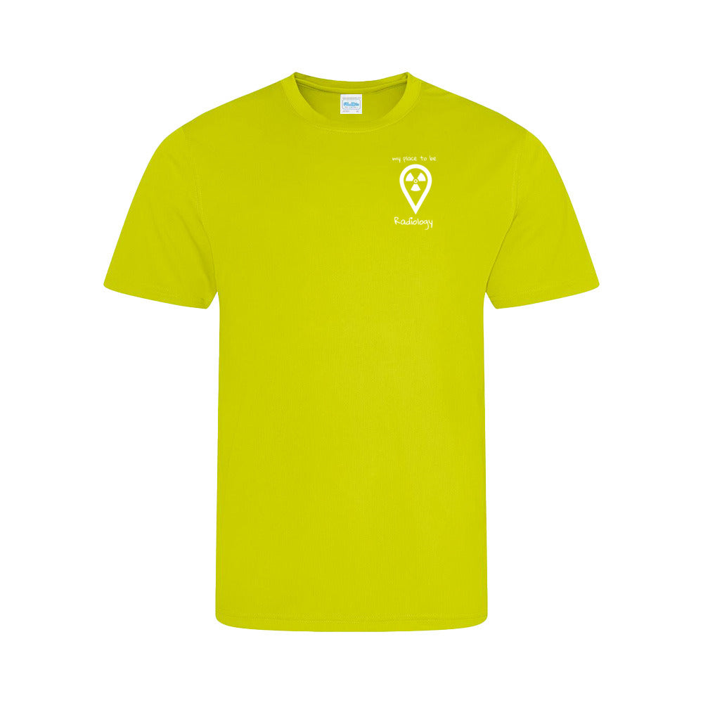 Funktionsshirt Cool T-Shirt Sport (Herren) - my place to be Radiology (kleines Logo)