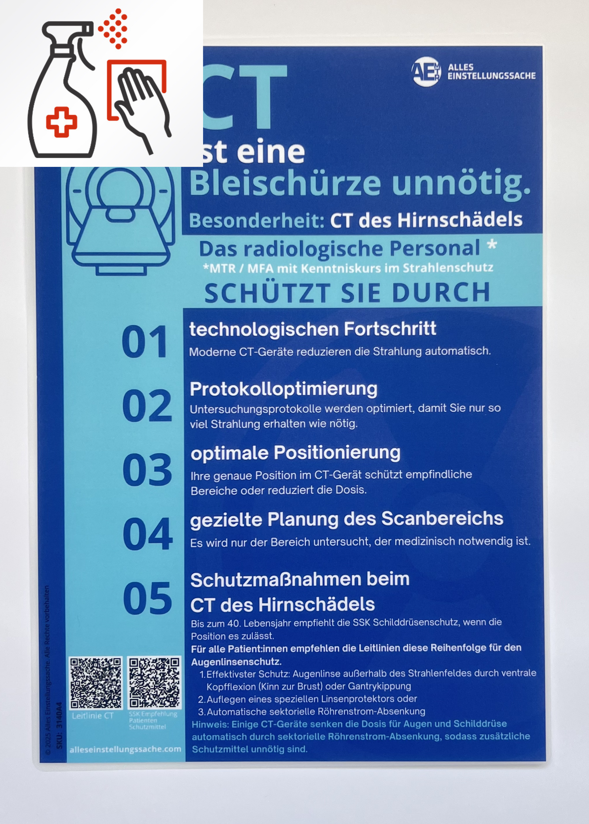 CT I Info Poster - Aufklärung Poster CT - Alles Einstellungssache 