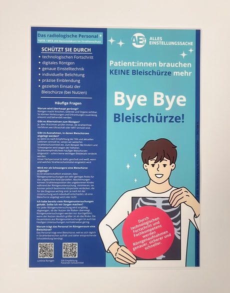 Aufklärung Poster - Röntgen - Patienteninformation - Informationspflicht erfüllt - Alles Einstellungssache 