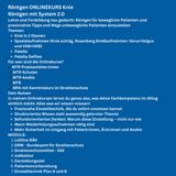 Knie in 2 Ebenen, Knie Spezialaufnahmen, Patella und Patella Defilee - Alles Einstellungssache 