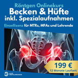 Onlinekurs: Becken & Hüfte Standart und Spezialaufnahmen